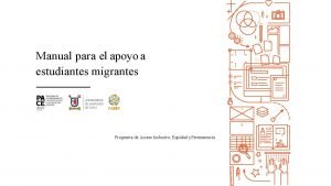 Manual para el apoyo a estudiantes migrantes Programa