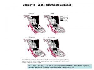 Chapter 14 Spatial autoregressive models 1 He F