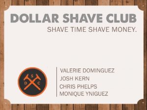 Dollar shave club marketing mix