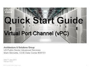 Virtual port channel