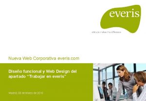 Nueva Web Corporativa everis com Diseo funcional y