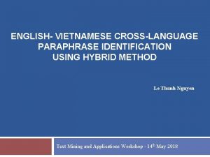 Paraphrasing tool vietnamese Paraphrasing tool vietnamese