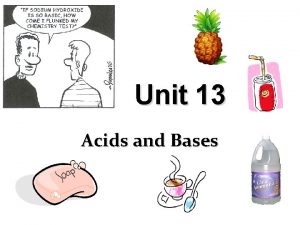 Acids and bases chart