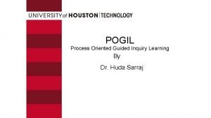POGIL Process Oriented Guided Inquiry Learning By Dr