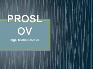 Osnova proslovu