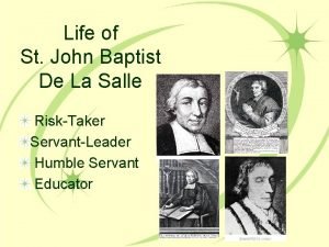 Where was st john baptist de la salle born