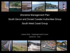 Shoreline Management Plan South Devon and Dorset Coastal