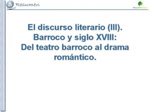 Características del discurso literario