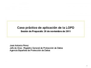 Lopd Lopd