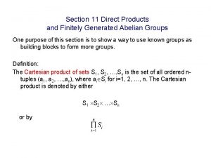 What is abelian group