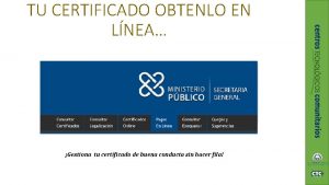 Certificado ctc