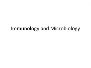 Immunology and Microbiology HostMicrobe Interactions Nonspecific Innate Immunity