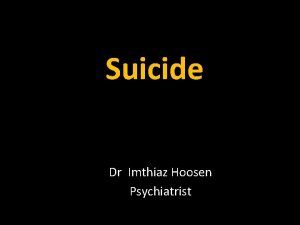 Dr hoosen psychiatrist