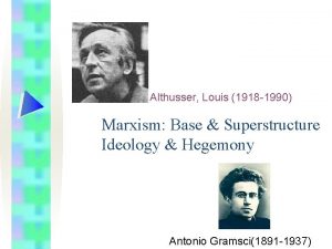 Base and superstructure in marxism