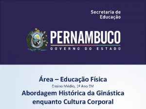 rea Educao Fsica Ensino Mdio 1 Ano EM