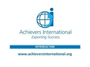 Achievers world international