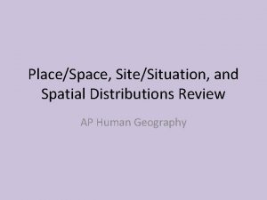 Time space convergence ap human geography example