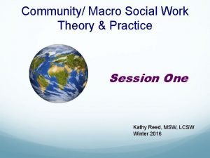 Macro practice conceptual framework