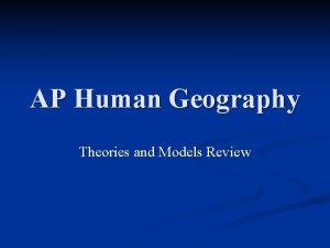 Hotelling model ap human geography