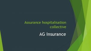 Assurance hospitalisation ag
