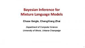 Chase model inference