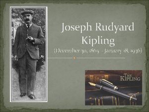 Rudyard kipling nationality
