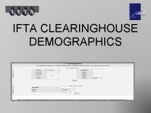 Ifta clearinghouse