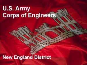 U S Army Corps of Engineers New England