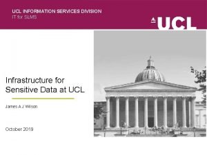 Ucl data safe haven Ucl data safe haven