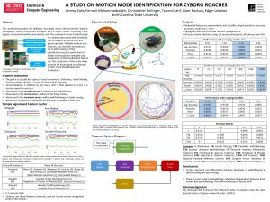 A STUDY ON MOTION MODE IDENTIFICATION FOR CYBORG