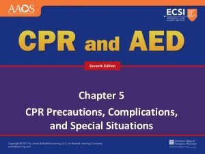 Precautions of cpr