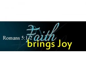 Romans 5 1 Romans 5 1