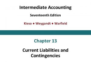 Intermediate accounting
