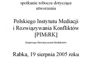 Mce rabka Mce rabka