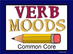 Common Core Presto Plans Verbs are the words