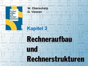 W Oberschelp G Vossen Kapitel 3 Rechneraufbau Rechnerstrukturen