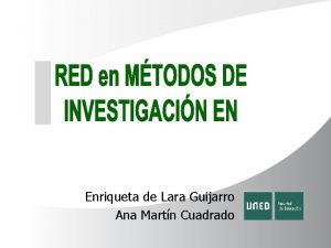 Enriqueta de Lara Guijarro Ana Martn Cuadrado NDICE