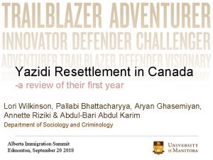 Yazidi Resettlement in Canada a review of their