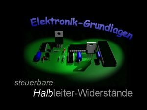 Fotowiderstand funktion