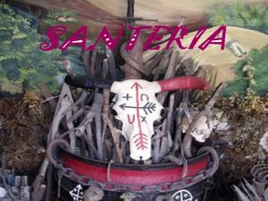 La Santeria est une religion de lAfrique de