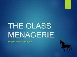 Jonquils glass menagerie