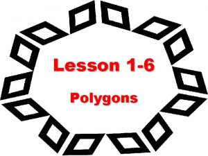 Lesson 1 6 Polygons Ohio Content Standards Ohio