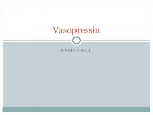 Vasopressin GOBIND GILL Structure http upload wikimedia orgwikipediacommonsthumbcc