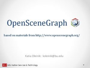 Openscenegraph tutorial