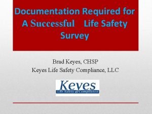 2012 life safety code documentation checklist