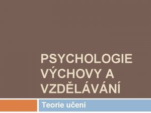 Taxonomie psychologie