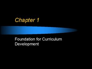 Curriculum development definition