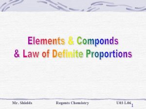 Mr Shields Regents Chemistry U 03 L 06