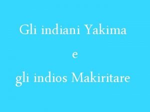 Indios makiritare