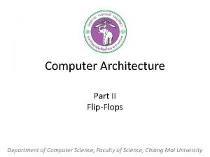 Flip flops in computer organization